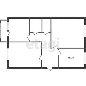 3-к квартира, вторичка, 70м2, 3/5 этаж