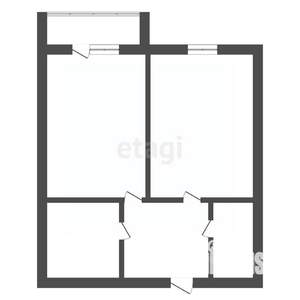 1-к квартира, вторичка, 50м2, 14/16 этаж