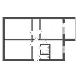 3-к квартира, вторичка, 69м2, 4/5 этаж