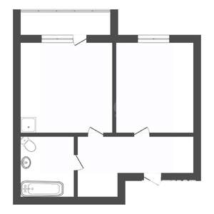 1-к квартира, вторичка, 33м2, 5/15 этаж
