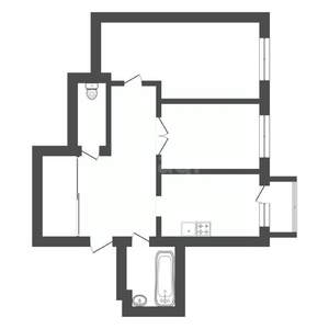 2-к квартира, вторичка, 68м2, 4/8 этаж