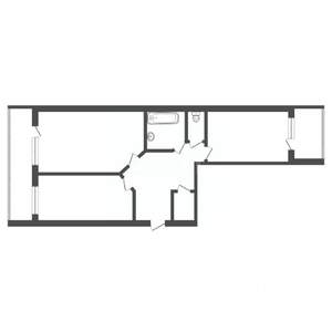 2-к квартира, вторичка, 59м2, 11/15 этаж