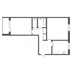 2-к квартира, вторичка, 49м2, 5/5 этаж
