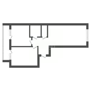 2-к квартира, вторичка, 51м2, 6/9 этаж