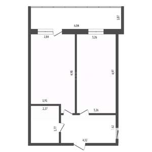 1-к квартира, вторичка, 45м2, 1/14 этаж