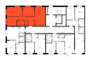 3-к квартира, вторичка, 73м2, 9/9 этаж
