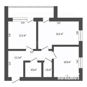 2-к квартира, вторичка, 56м2, 7/9 этаж
