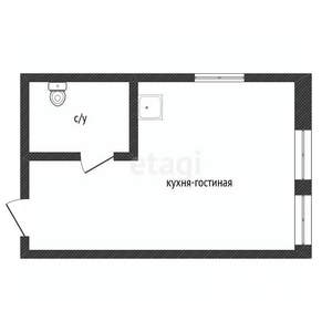 2-к квартира, вторичка, 30м2, 1/1 этаж