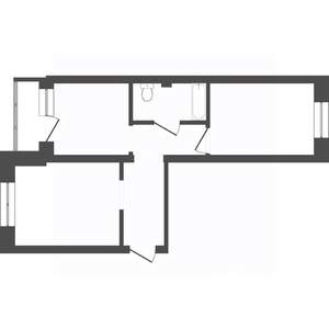 2-к квартира, вторичка, 47м2, 1/5 этаж