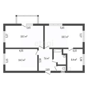 3-к квартира, вторичка, 73м2, 3/5 этаж