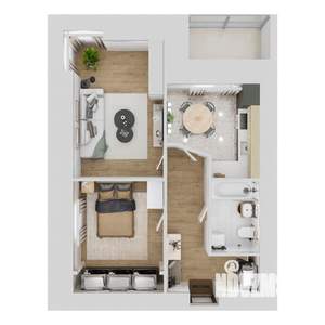 2-к квартира, вторичка, 53м2, 11/11 этаж