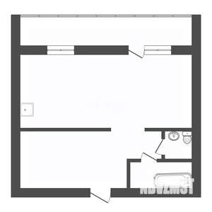 Студия квартира, вторичка, 44м2, 5/16 этаж