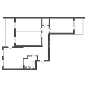 3-к квартира, вторичка, 85м2, 9/10 этаж