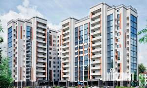 1-к квартира, строящийся дом, 33м2, 9/12 этаж