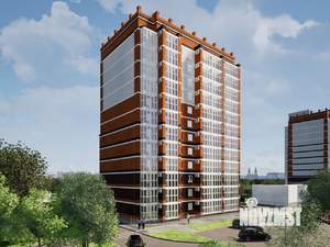 1-к квартира, строящийся дом, 43м2, 1/12 этаж