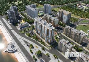 1-к квартира, строящийся дом, 50м2, 13/15 этаж
