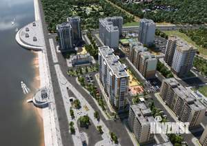 1-к квартира, строящийся дом, 50м2, 14/15 этаж