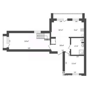 6-к квартира, вторичка, 144м2, 6/6 этаж