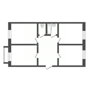 3-к квартира, вторичка, 60м2, 2/5 этаж
