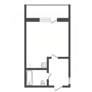 Студия квартира, вторичка, 30м2, 8/12 этаж