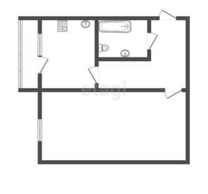 1-к квартира, вторичка, 35м2, 2/3 этаж