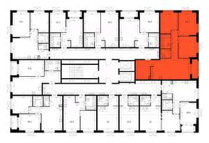 3-к квартира, вторичка, 84м2, 5/16 этаж