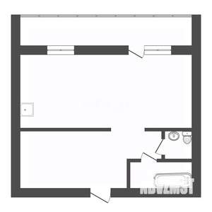 Студия квартира, вторичка, 44м2, 5/16 этаж