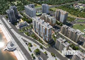 2-к квартира, строящийся дом, 55м2, 10/14 этаж