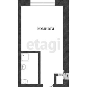 Студия квартира, вторичка, 21м2, 1/3 этаж
