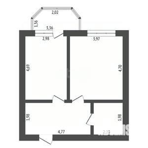 1-к квартира, вторичка, 47м2, 12/15 этаж