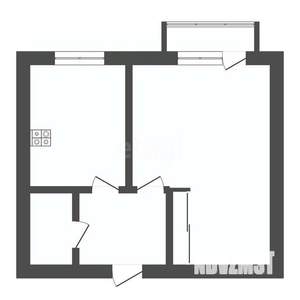 1-к квартира, вторичка, 33м2, 2/5 этаж