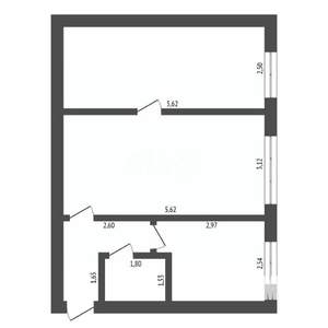 2-к квартира, вторичка, 46м2, 2/5 этаж