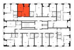 1-к квартира, вторичка, 32м2, 10/16 этаж