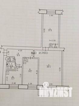 3-к квартира, вторичка, 61м2, 5/5 этаж