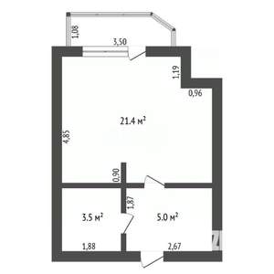 Студия квартира, вторичка, 31м2, 7/9 этаж