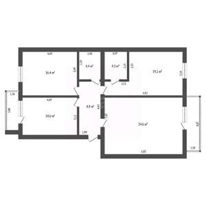 3-к квартира, вторичка, 102м2, 3/15 этаж