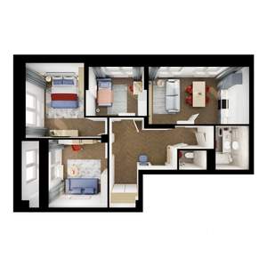 3-к квартира, вторичка, 71м2, 1/9 этаж