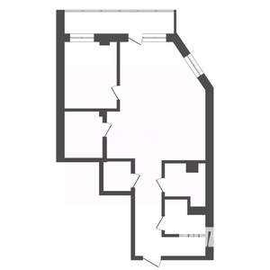3-к квартира, вторичка, 76м2, 13/17 этаж