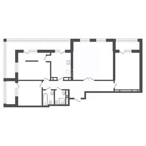 3-к квартира, вторичка, 108м2, 5/6 этаж