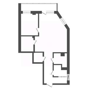 3-к квартира, вторичка, 76м2, 13/17 этаж