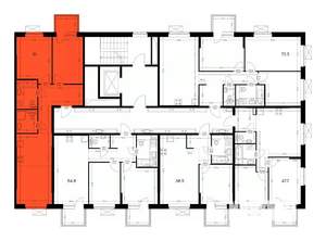 2-к квартира, вторичка, 61м2, 4/9 этаж