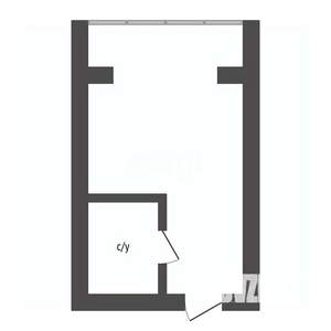Студия квартира, вторичка, 16м2, 2/3 этаж