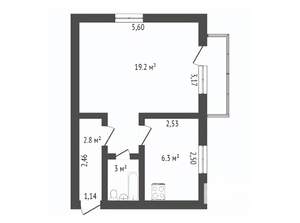 1-к квартира, вторичка, 31м2, 2/4 этаж