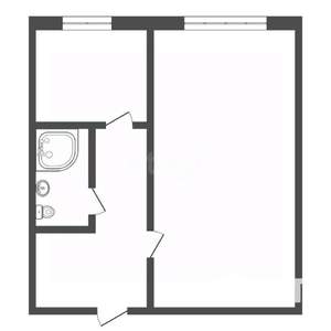 1-к квартира, вторичка, 29м2, 3/5 этаж