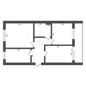 3-к квартира, вторичка, 71м2, 3/5 этаж