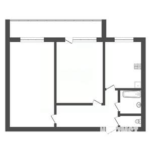 2-к квартира, вторичка, 54м2, 6/12 этаж