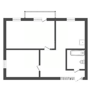 2-к квартира, вторичка, 42м2, 3/5 этаж