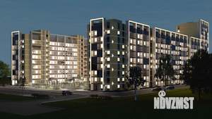 1-к квартира, строящийся дом, 39м2, 6/9 этаж