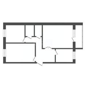 3-к квартира, вторичка, 62м2, 4/5 этаж