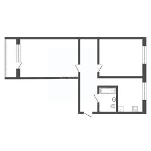 2-к квартира, вторичка, 53м2, 3/5 этаж